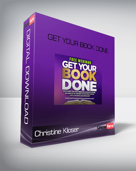 Christine Kloser – Get Your Book Done