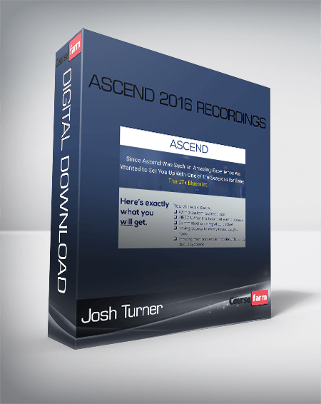 Josh Turner – Ascend 2016 Recordings