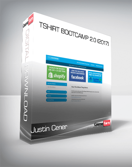Justin Cener - TShirt Bootcamp 2.0 (2017)