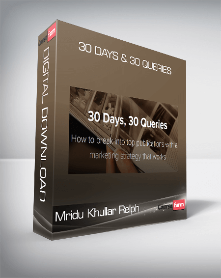 Mridu Khullar Relph – 30 Days & 30 Queries