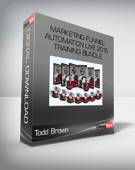 Todd Brown – Marketing Funnel Automation Live 2015 Training Bundle