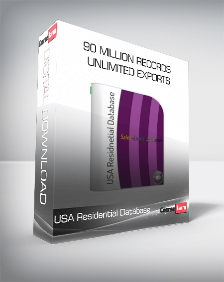 USA Residential Database – 90 Million records – Unlimited Exports
