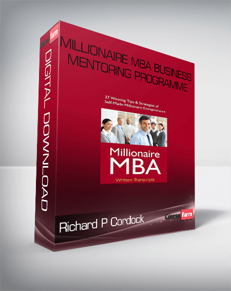 Millionaire MBA Business Mentoring Programme – Richard P Cordock