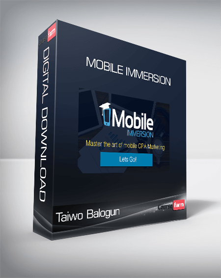 Taiwo Balogun – Mobile immersion