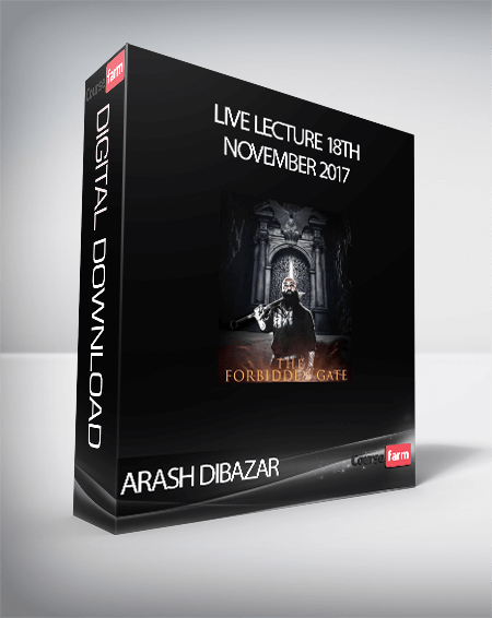 Arash Dibazar - Live Lecture 18th November 2017