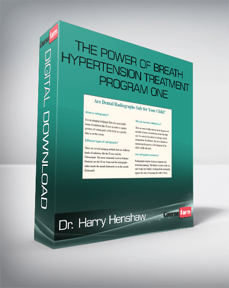 Dr. Harry Henshaw – The Power of Breath ~ Hypertension Treatment Program One