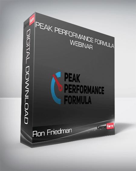 Ron Friedman – Peak Performance Formula – Webinar