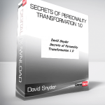 David Snyder - Secrets of Personality Transformation 1.0