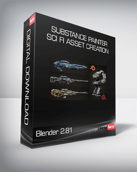 Blender 2.81 - Substance Painter - Sci Fi Asset Creation