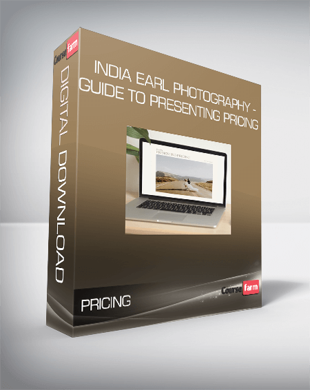 India Earl Photography - Guide to Presenting Pricing