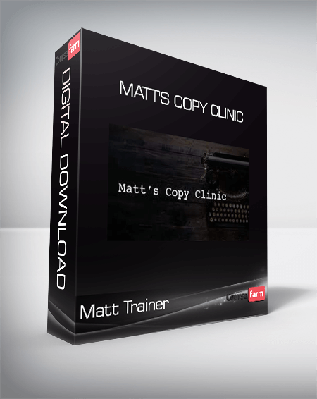 Matt Trainer - Matt's Copy Clinic