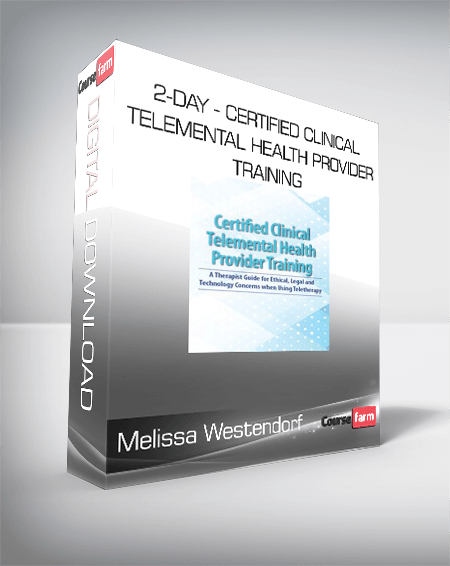 Melissa Westendorf - 2-Day - Certified Clinical Telemental Health Provider Training