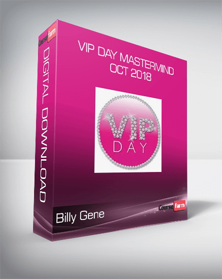 Billy Gene - VIP Day Mastermind Oct 2018