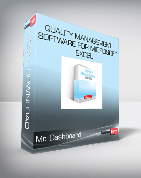 Mr. Dashboard - Quality Management Software for Microsoft Excel