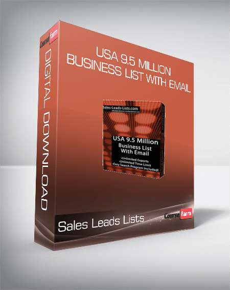 Sales Leads Lists - USA 9.5 Million Business List with Email