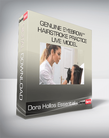 Dora Hollos Essential - Genuine Eyebrow™ Hairstroke Practice Live Model