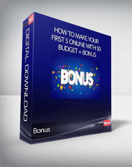 How To Make Your First $ Online With $0 Budget + Bonus