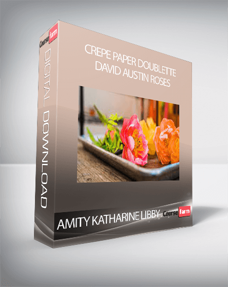 Amity Katharine Libby - Crepe Paper Doublette David Austin Roses