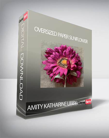 Amity Katharine Libby - Oversized Paper Sunflower