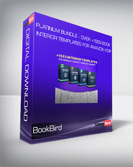 BookBird - Platinum Bundle - Over +1553 Book Interior Templates for Amazon KDP