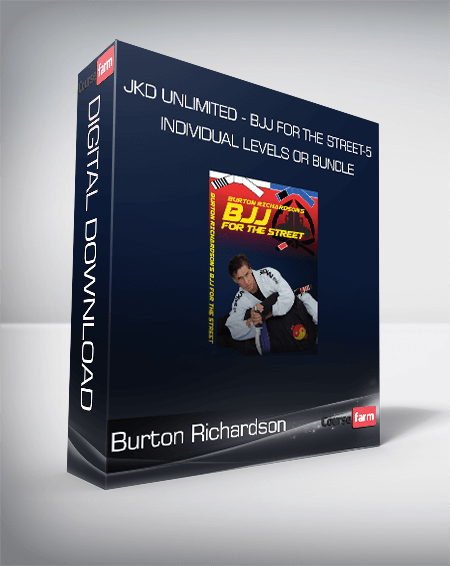 Burton Richardson - JKD Unlimited - BJJ For The Street-5 Individual Levels or Bundle