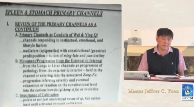 Jeffrey Yuen - ACCM - Spleen & Stomach Channels of Classical Chinese Medicine
