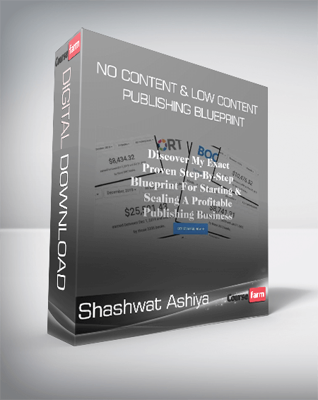 Shashwat Ashiya - No Content & Low Content Publishing Blueprint