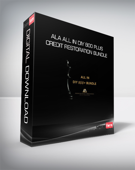 ALA All In DIY 800 Plus Credit Restoration Bundle