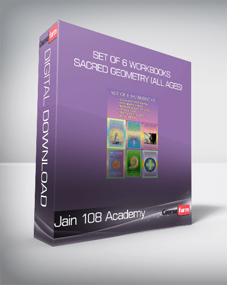 Jain 108 Academy - SET OF 6 WORKBOOKS - Sacred Geometry (All Ages)