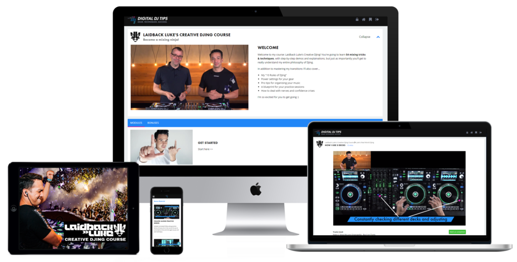 Laidback Luke - Digital DJ Tips - LAIDBACK LUKE'S CREATIVE DJING COURSE