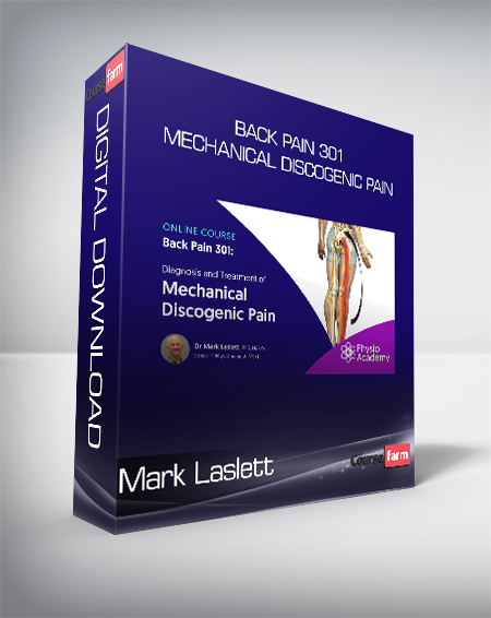 Mark Laslett - Back Pain 301 - Mechanical Discogenic Pain