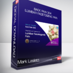 Mark Laslett - Back Pain 304 - Lumbar Facetogenic Pain