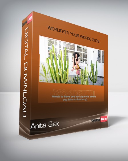 Anita Siek - Wordfetti Your Words 2023