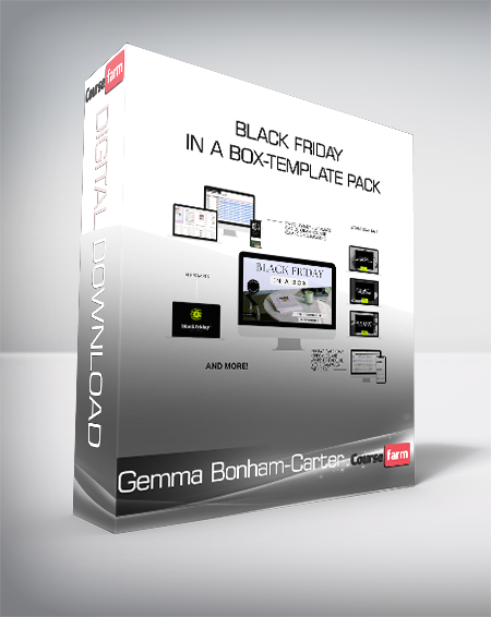 Gemma Bonham-Carter - Black Friday in a Box-Template Pack