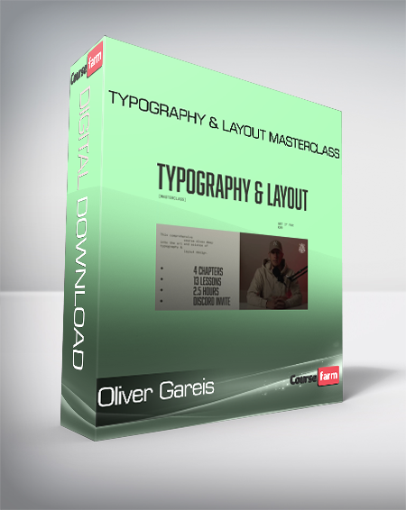 Oliver Gareis - Typography & Layout Masterclass