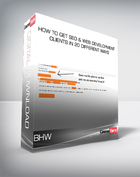 BHW - How to Get SEO & Web Development Clients in 20 Different Ways