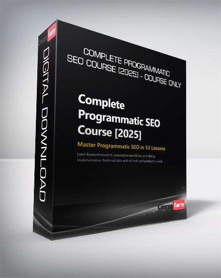 Complete Programmatic SEO Course [2025] - Course Only