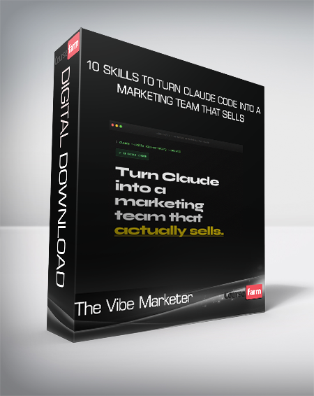 The Vibe Marketer - 10 skills to turn Claude Code into a marketing team that sells